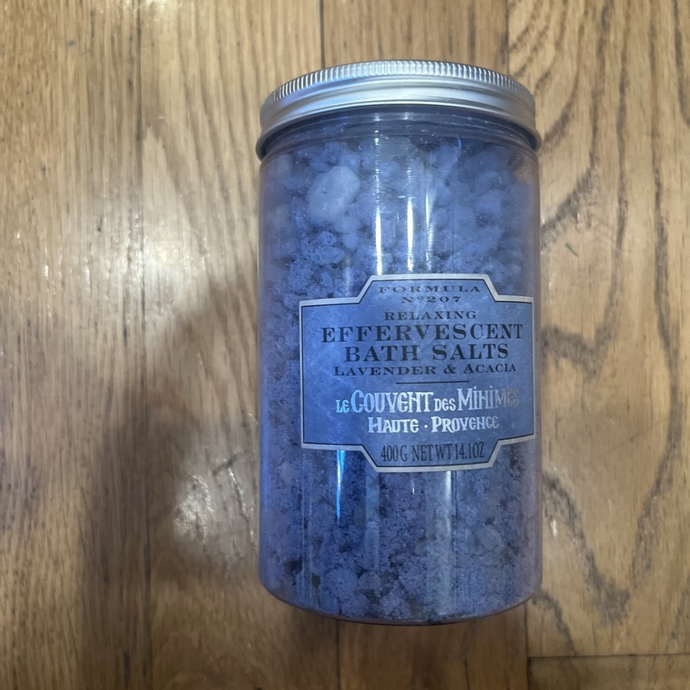 LE COUVENT DES MINIMES Lavender and Acacia Salt Scrub 14.1 OZ‎ Made In France